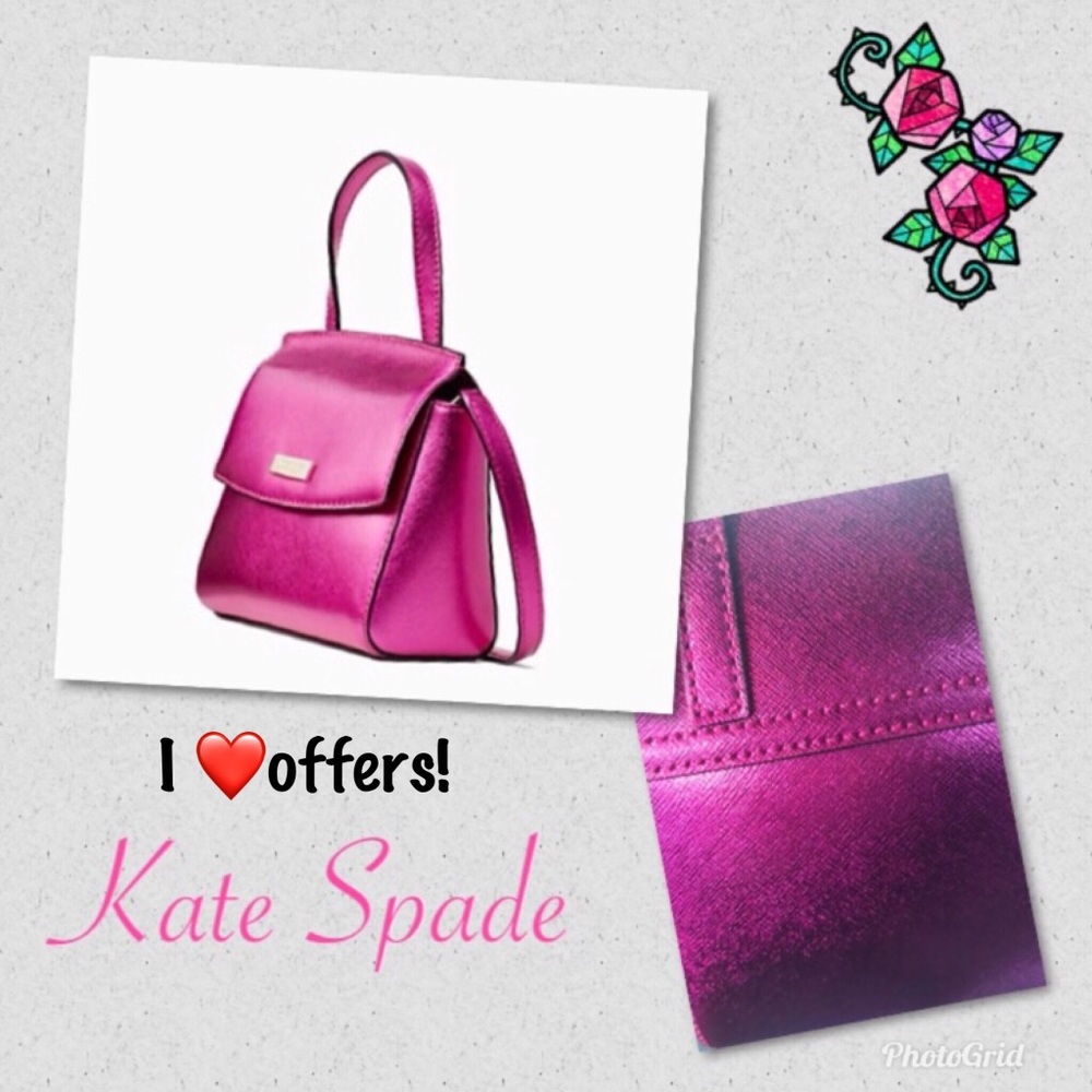 💕Unique Kate spade ♠️ pink crossbody purse - Picture 4 of 8